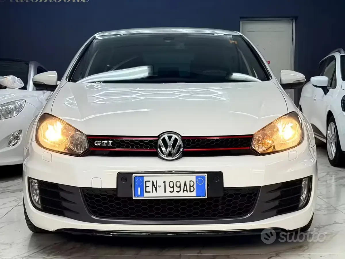 Usata VW Golf VII GTI 210 CV (154 kW) 2012 Bianco Berlina
