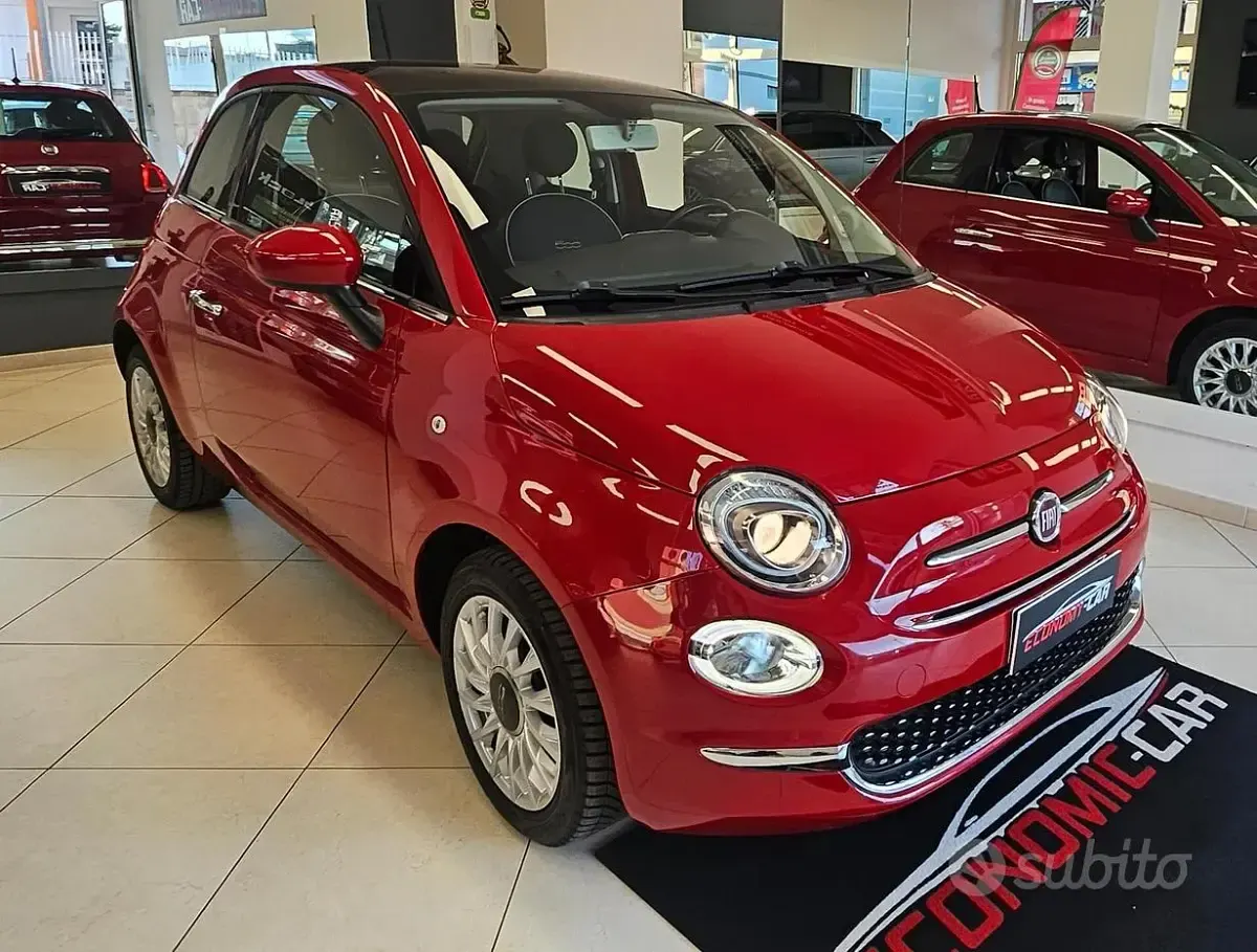 Usata Fiat 500 Lounge 69 CV (50 kW) 2017 Rosso Berlina