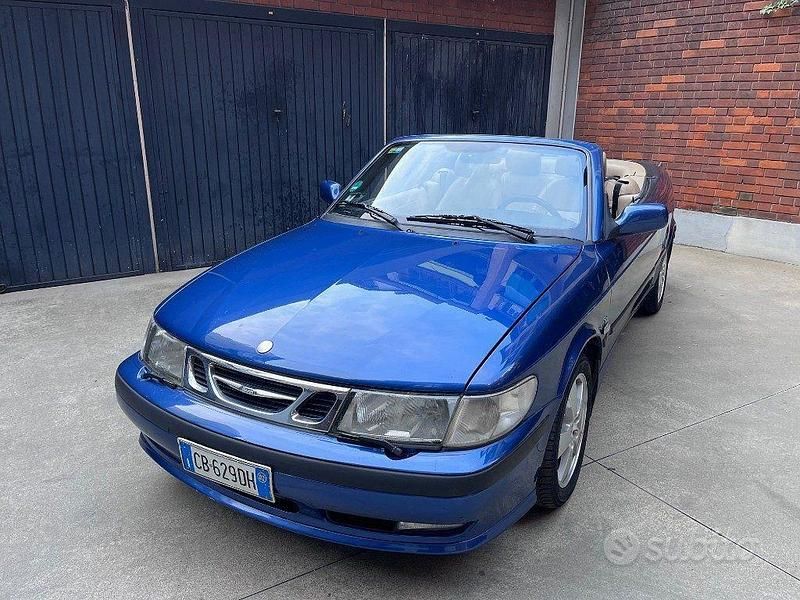 Blu Usata 2002 Saab 9-3 Cabriolet Cabrio | 6900 € - Immagine 1/4