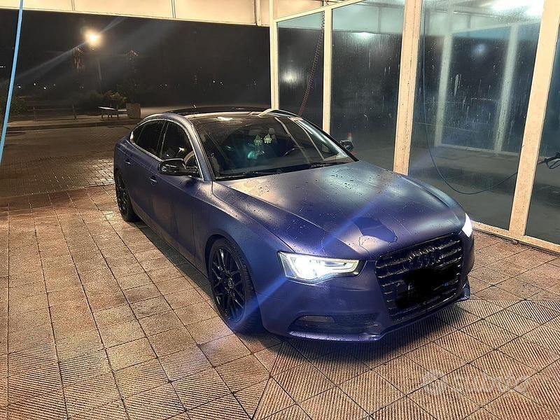 Usata Audi A5 163 CV (119 kW) 2014 Blu Coupé