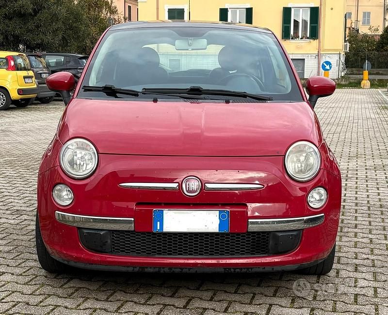 Usata Fiat 500 Lounge 69 CV (50 kW) 2010 Rosso Berlina