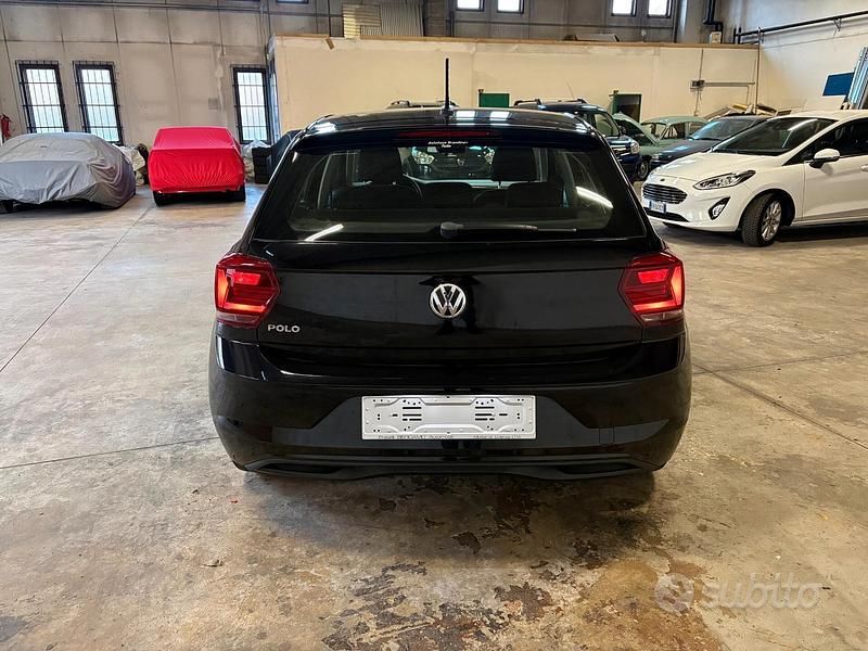 Usata VW Polo Comfortline 80 CV (58 kW) 2019 Nero Utilitaria