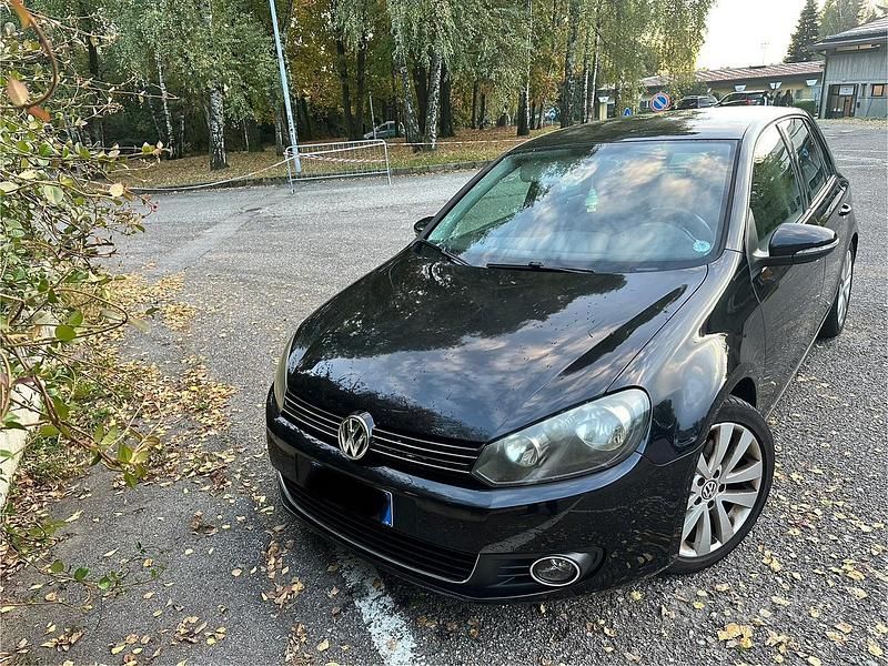 Usata VW Golf VI 160 CV (117 kW) 2010 Nero Utilitaria