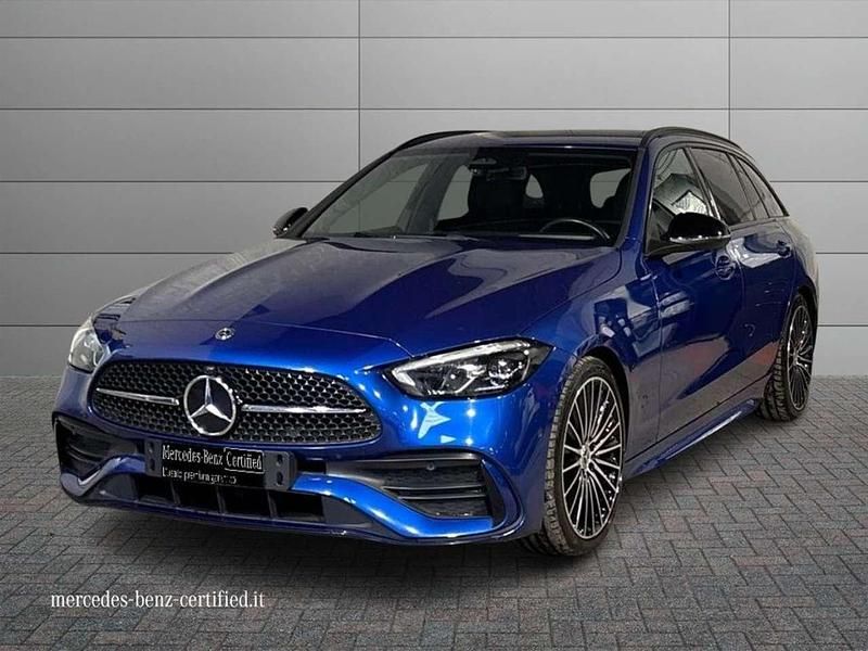 Usata Mercedes C220 Premium 200 CV (147 kW) 2022 Blu spettrale Station wagon