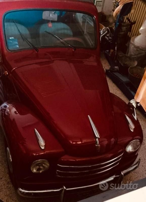 Usata Fiat Topolino 1950 Rosso Utilitaria