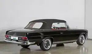 Usata Mercedes 280 SE 160 CV (117 kW) 1966 Nero Cabrio