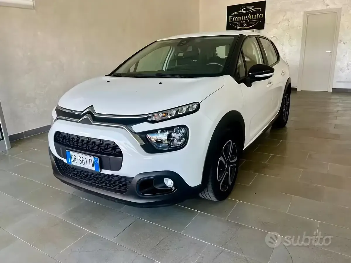 Usata Citroën C3 Shine 102 CV (75 kW) 2022 Bianco Utilitaria