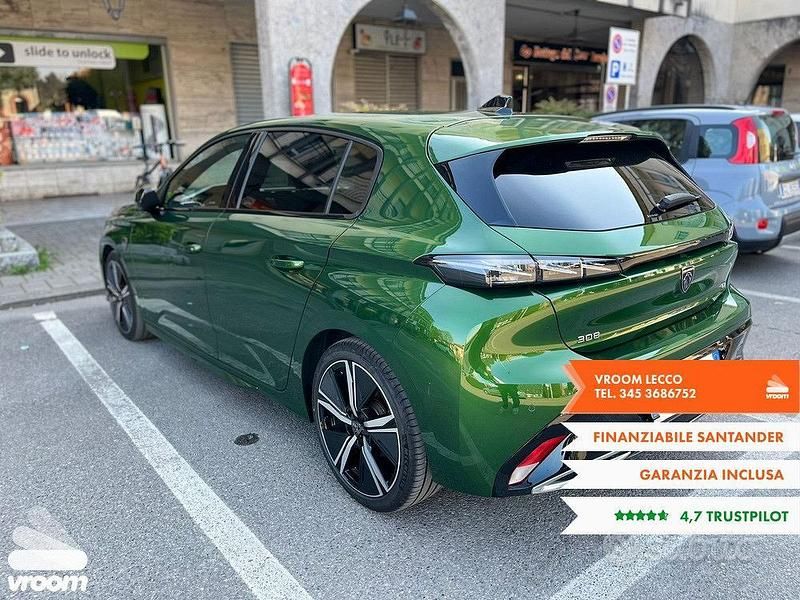 Usata Peugeot 308 S 131 CV (96 kW) 2024 Verde Berlina