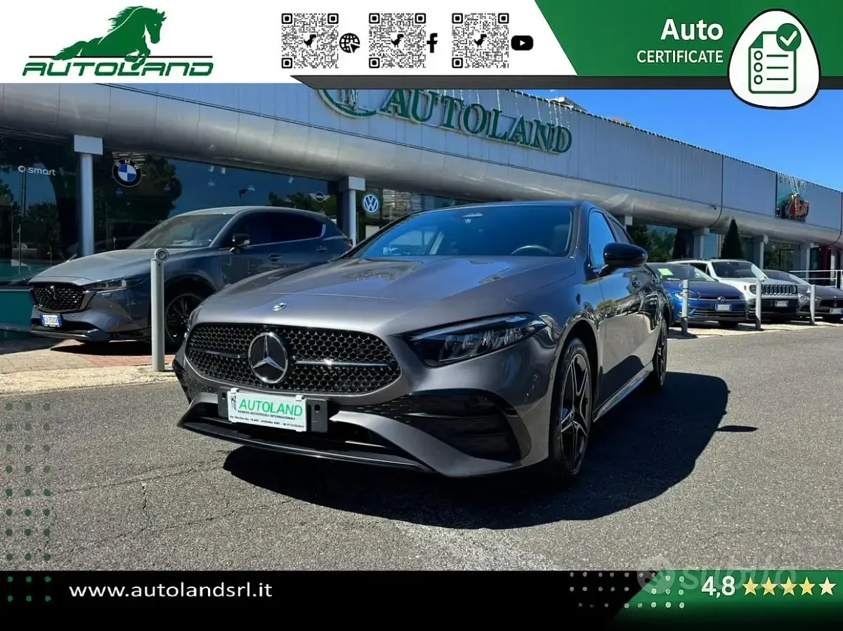 Usata Mercedes A250 Advanced Plus 163 CV (119 kW) 2023 Grigio Berlina