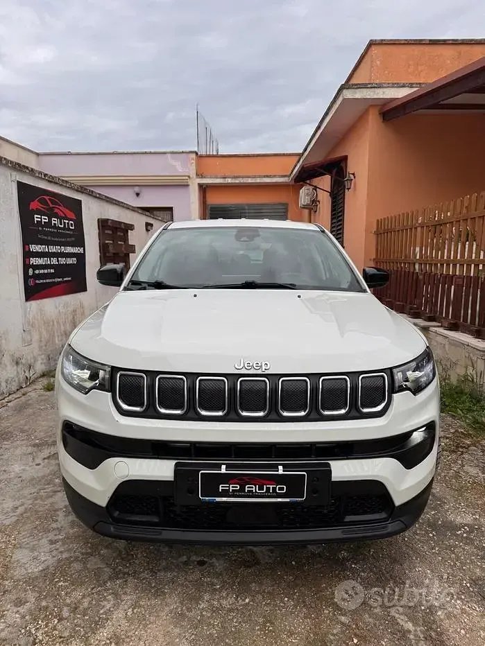 Usata Jeep Compass 131 CV (96 kW) 2022 Bianco SUV