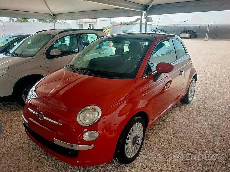 Usata Fiat 500 Lounge 69 CV (50 kW) 2008 Arancione Berlina