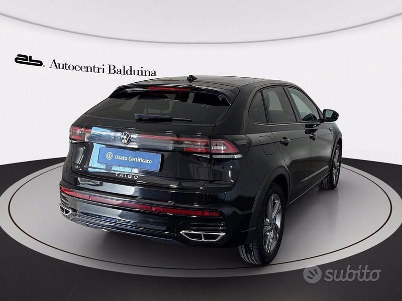 Usata VW Taigo R-line 110 CV (80 kW) 2022 Nero perla SUV