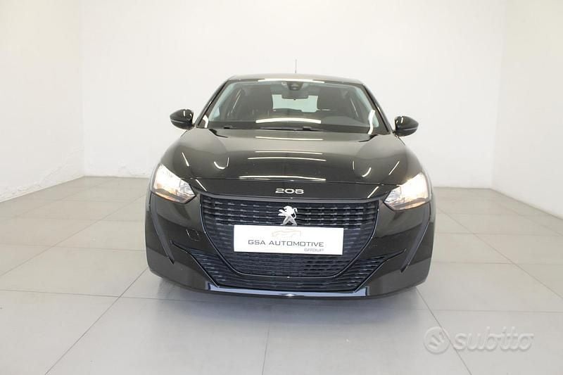 Usata Peugeot 208 Active 75 CV (55 kW) 2021 Nero Utilitaria