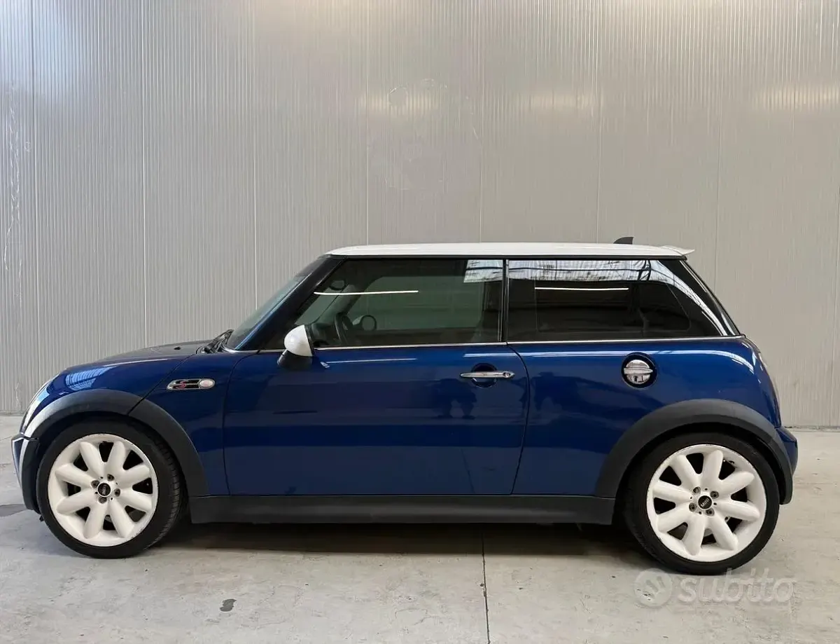 Usata Mini Cooper S 163 CV (119 kW) 2003 Blu Utilitaria