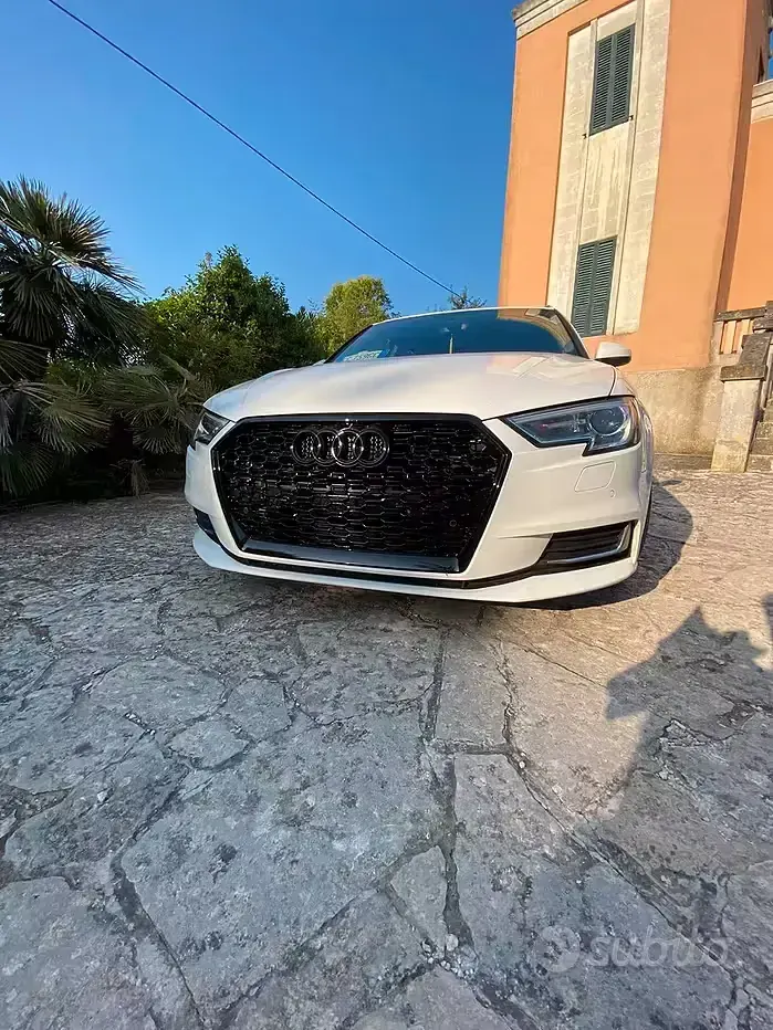 Usata Audi A3 116 CV (85 kW) 2018 Bianco Berlina