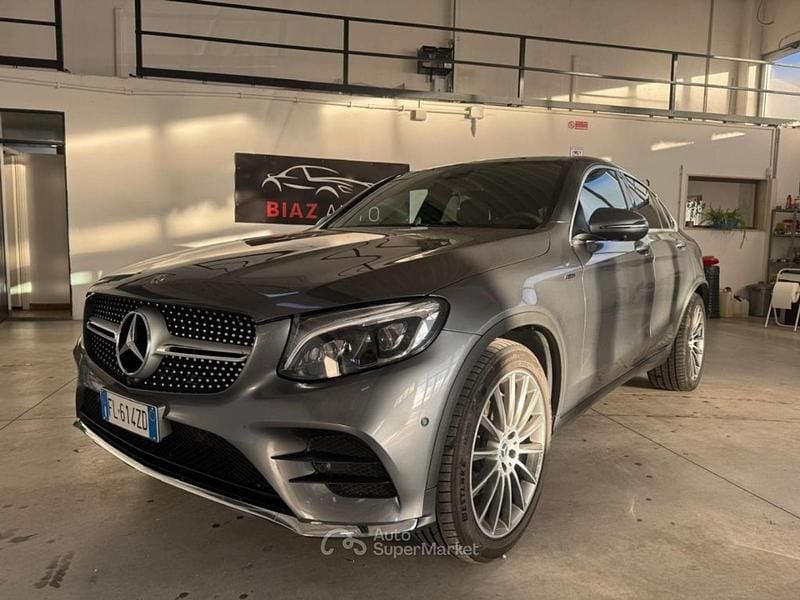 Usata Mercedes GLC250 AMG line 204 CV (150 kW) 2017 Gray Coupé