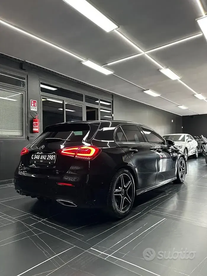 Usata Mercedes A200 Premium 150 CV (110 kW) 2019 Nero Berlina