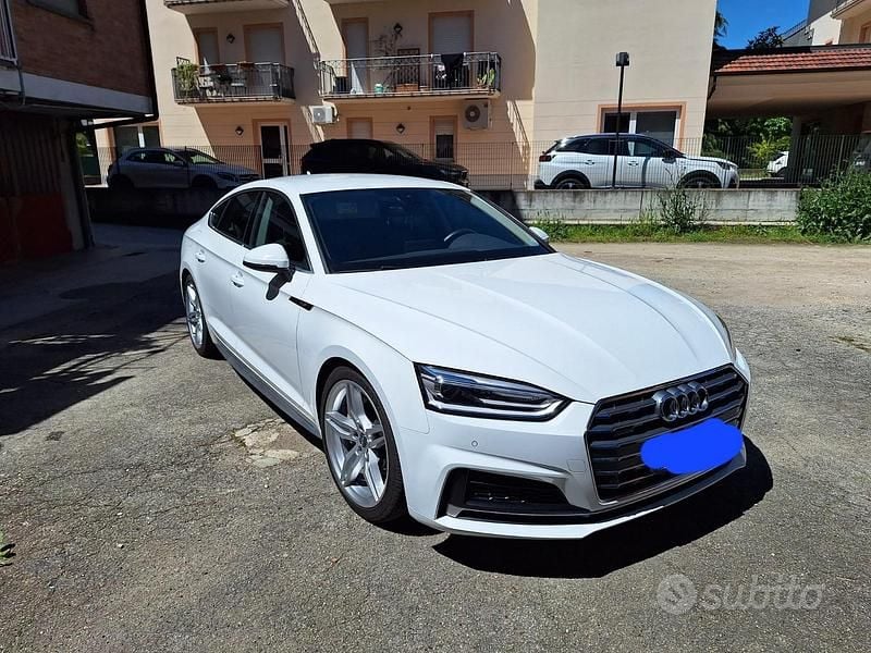 Usata Audi A5 S-Line 190 CV (139 kW) 2019 Bianco Coupé