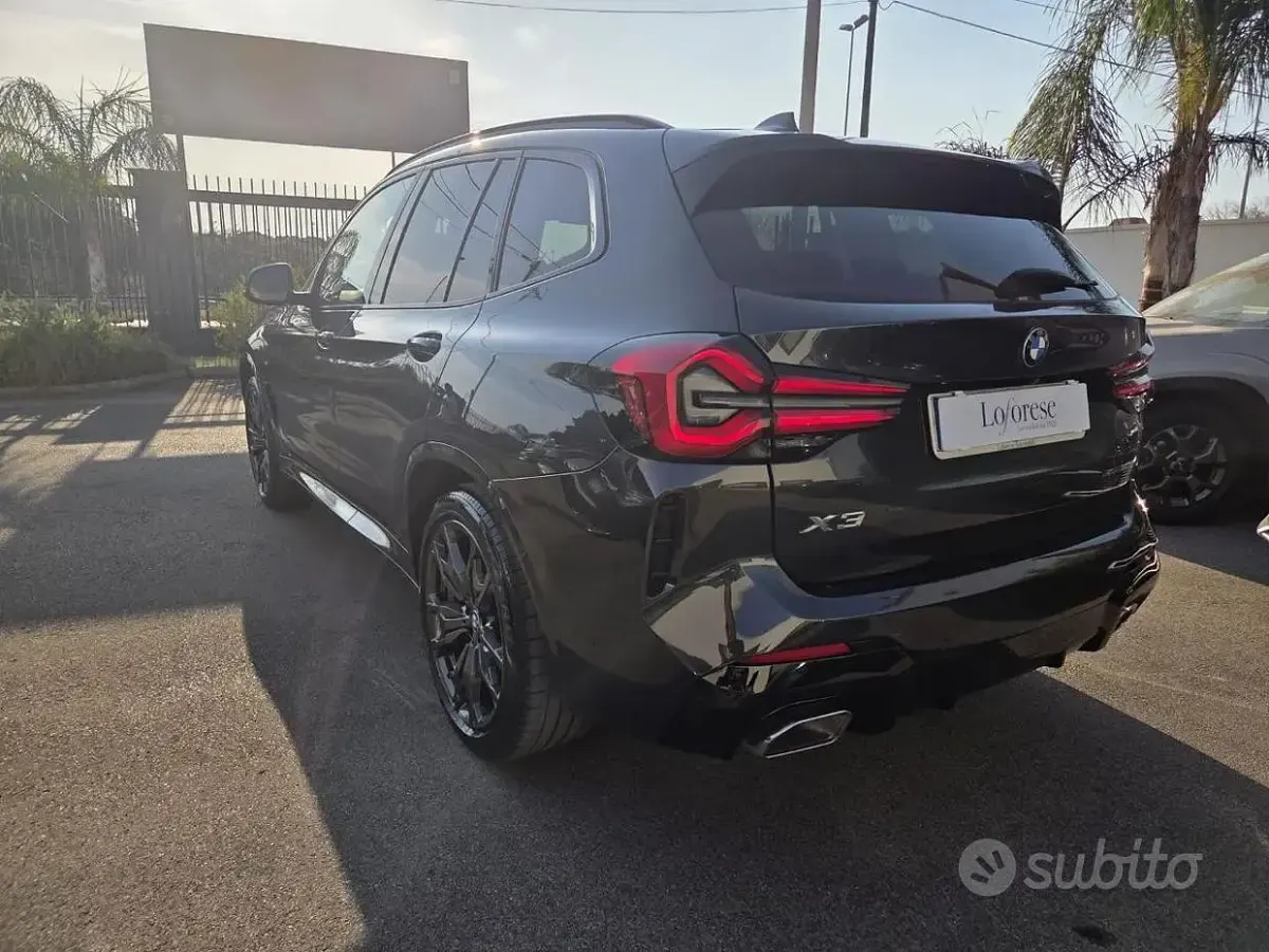 Usata BMW X3 M Sport 190 CV (139 kW) 2022 Grigio scuro metallizzato SUV