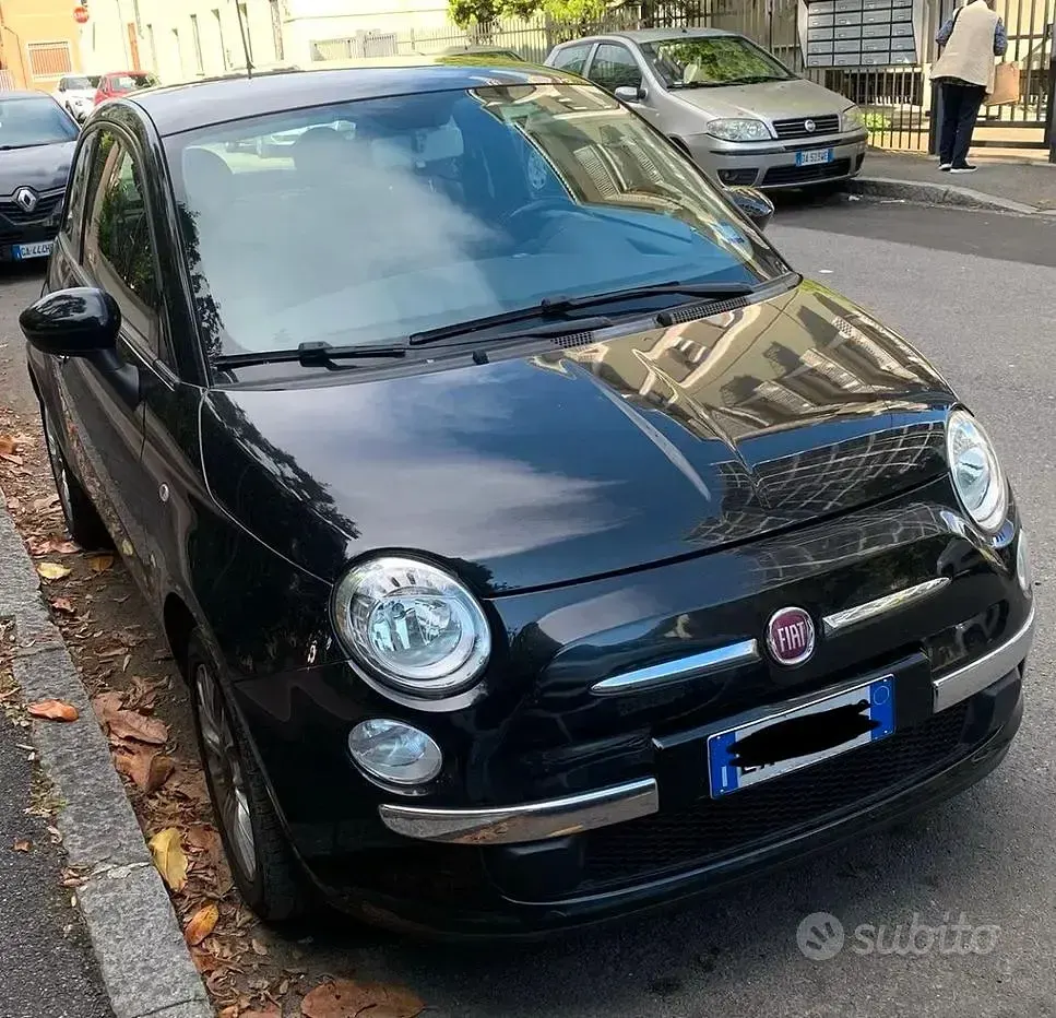 Usata Fiat 500 Lounge 2014 Nero Utilitaria