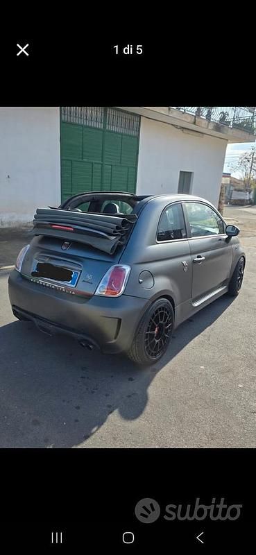 Usata Abarth 595 Competizione 160 CV (117 kW) 2012 Nero Cabrio