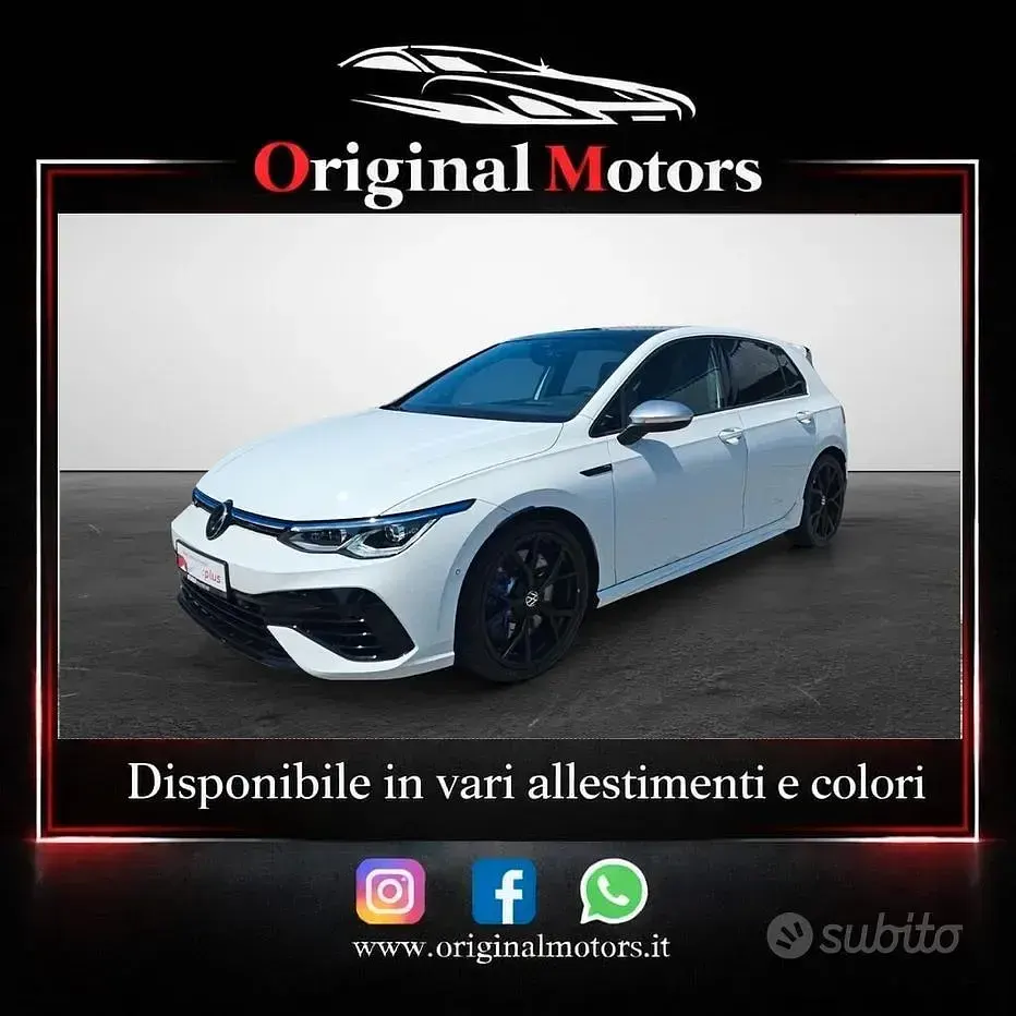 Usata VW Golf VIII R 320 CV (235 kW) 2022 Bianco Berlina