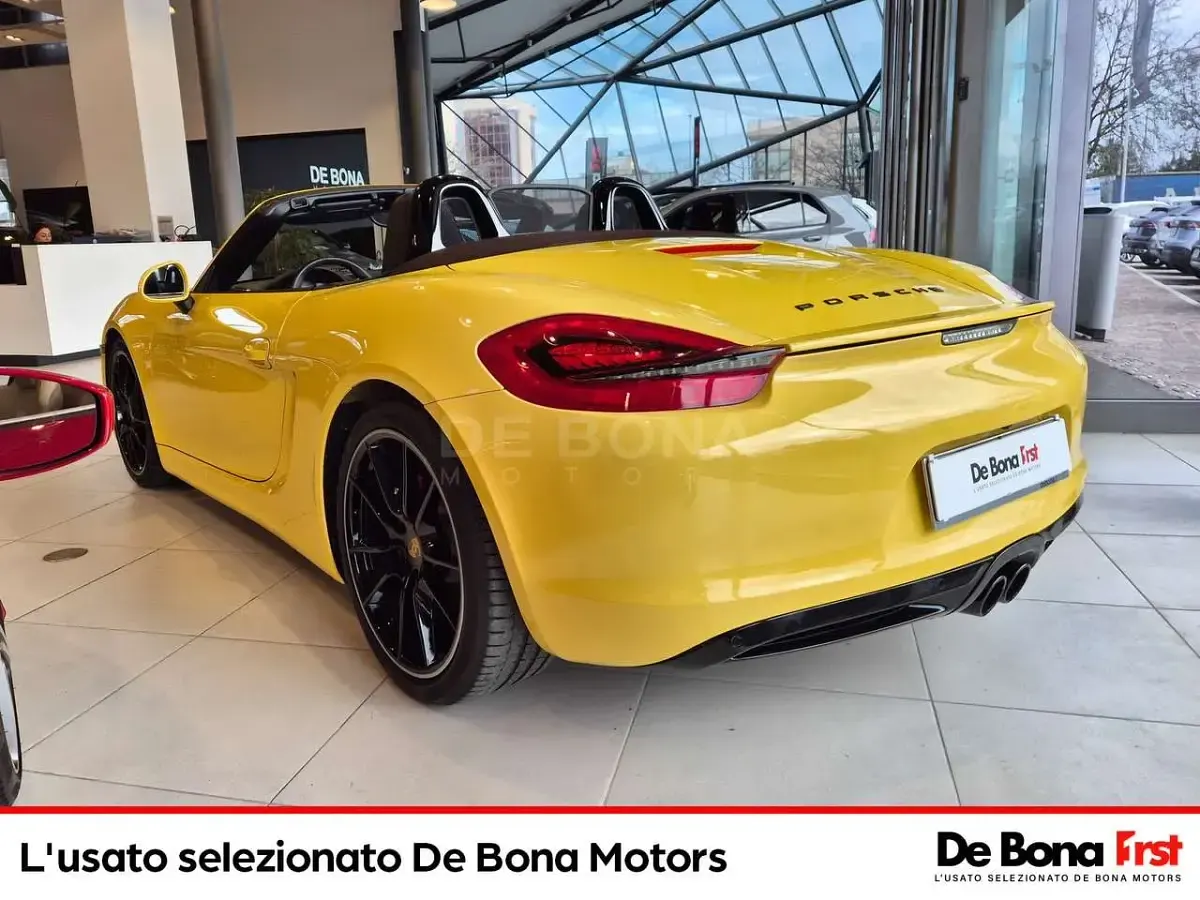 Usata Porsche Boxster 315 CV (231 kW) 2012 Giallo Cabrio