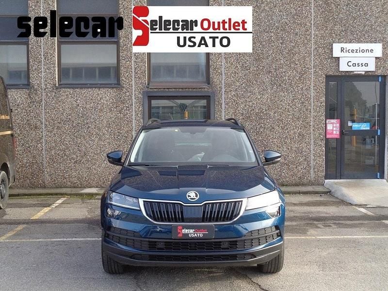 Usata Skoda Karoq Ambition 110 CV (80 kW) 2022 Bl2b blu metallizzato SUV