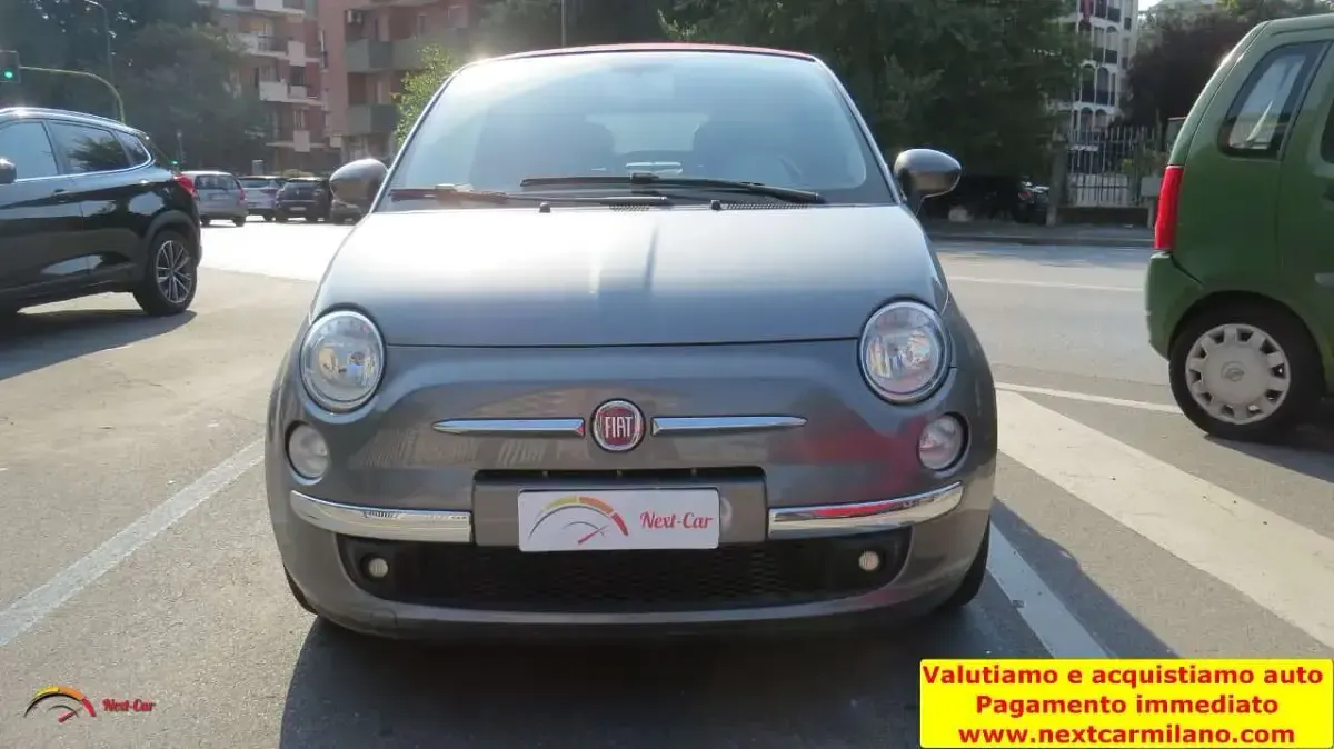 Usata Fiat 500C Lounge 69 CV (50 kW) 2014 Grigio Cabrio