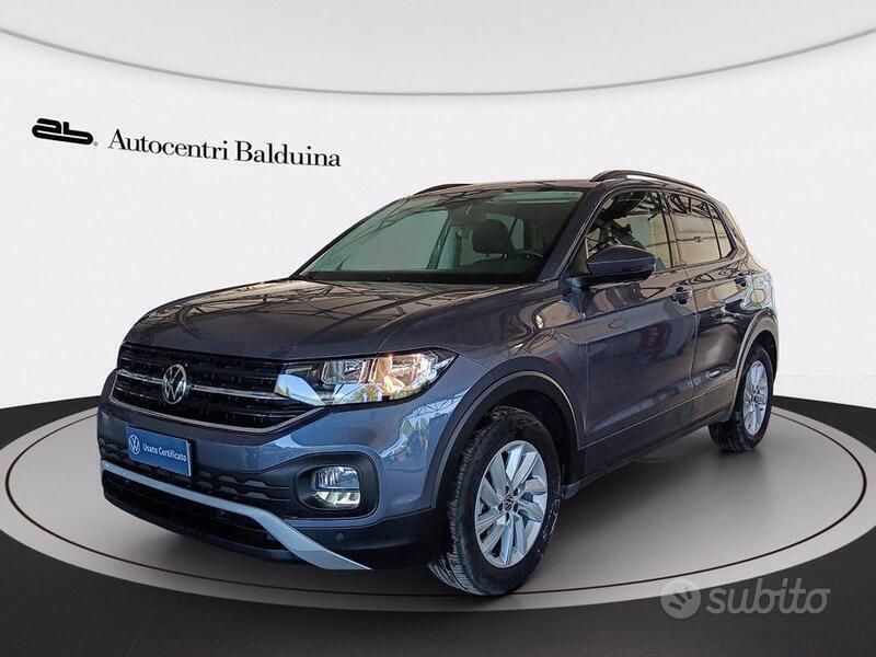 Smoky grey metalizzato Usata 2022 VW T-Cross Style SUV | 18.500 € (Buon prezzo) - Immagine 1/4