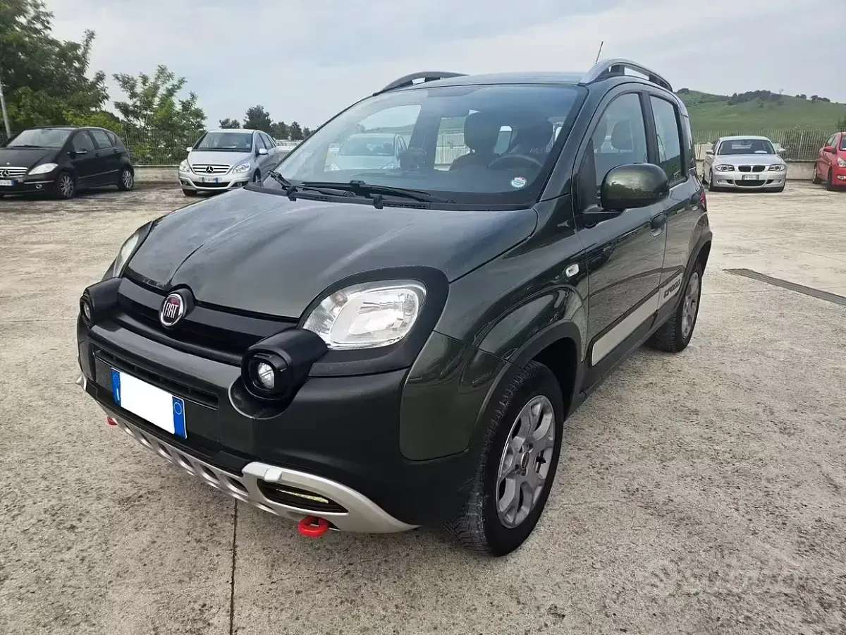 Usata Fiat Panda Cross Cross 95 CV (69 kW) 2018 Verde Utilitaria