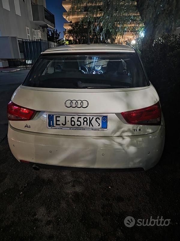 Usata Audi A1 2010 Bianco Utilitaria