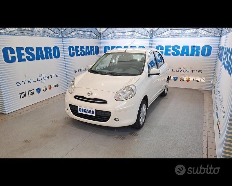 Usata Nissan Micra Acenta 80 CV (58 kW) 2012 Bianco Utilitaria