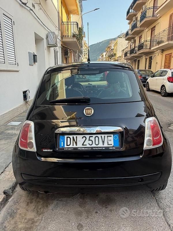 Usata Fiat 500 2007 Nero Utilitaria