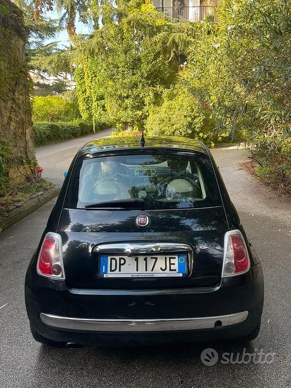 Usata Fiat 500S 75 CV (55 kW) 2008 Nero Utilitaria