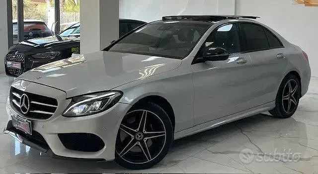 Usata Mercedes C250 Premium 204 CV (150 kW) 2018 Grigio Berlina