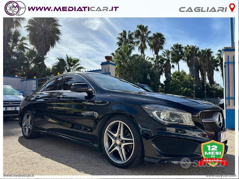Usata Mercedes CLA220 Premium 170 CV (125 kW) 2014 Nero Berlina