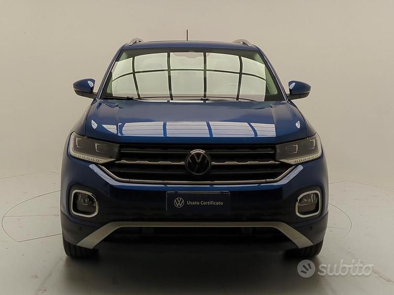 Usata VW T-Cross Advance 110 CV (80 kW) 2023 Blu SUV