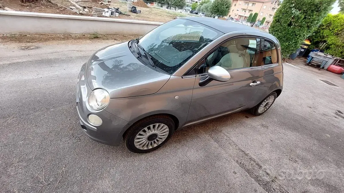 Usata Fiat 500 69 CV (50 kW) 2010 Grigio Utilitaria