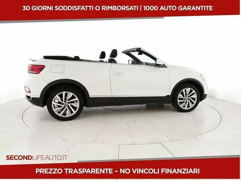 Usata VW T-Roc Cabriolet Style 110 CV (80 kW) 2022 Bianco Cabrio