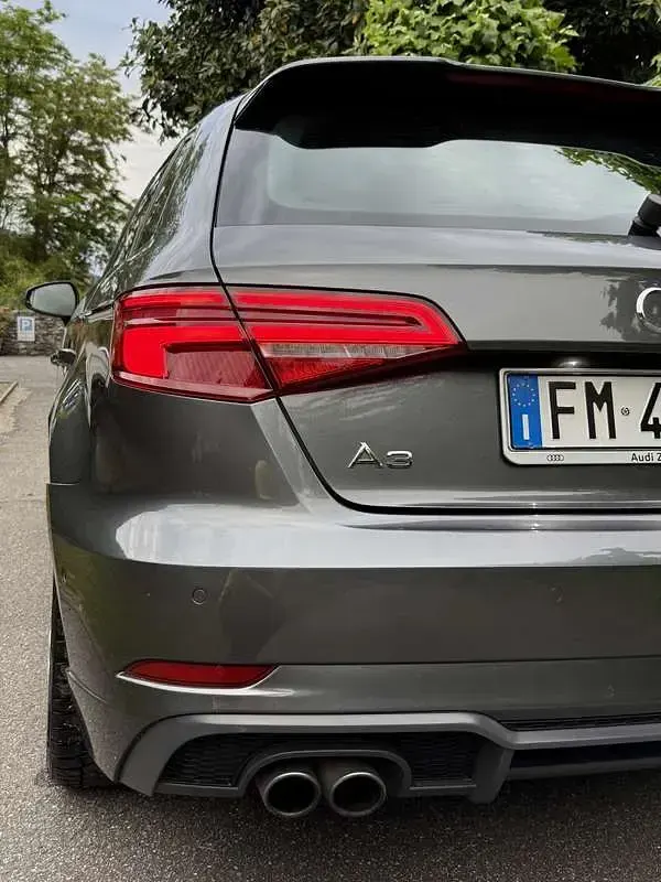 Usata Audi A3 Sport 190 CV (139 kW) 2017 Grigio Berlina
