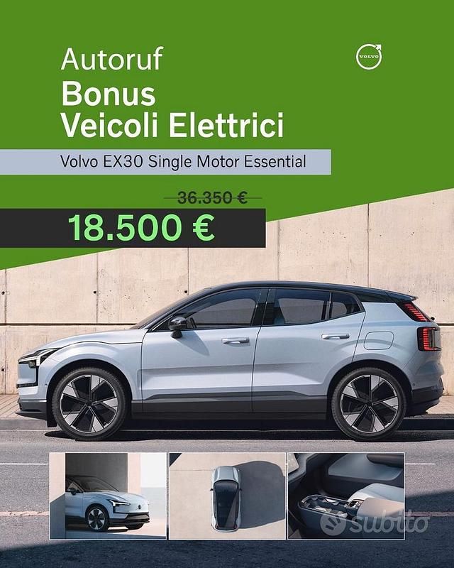 Nuova 2025 Volvo EX30 Single Motor SUV | 18.500 € (Super prezzo) - Immagine 1/4