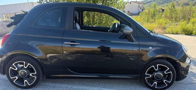 Usata Fiat 500C Sport 86 CV (63 kW) 2019 Nero Cabrio