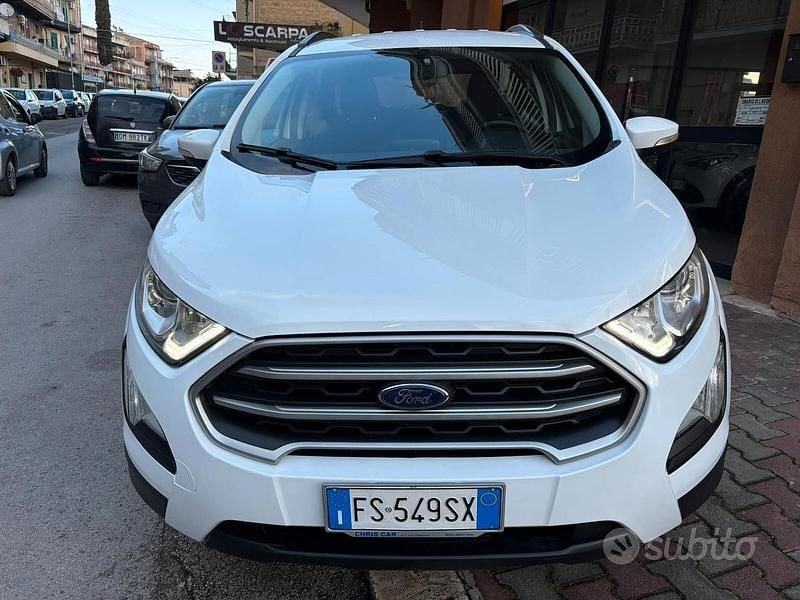 Usata Ford Ecosport S 100 CV (73 kW) 2018 Bianco SUV