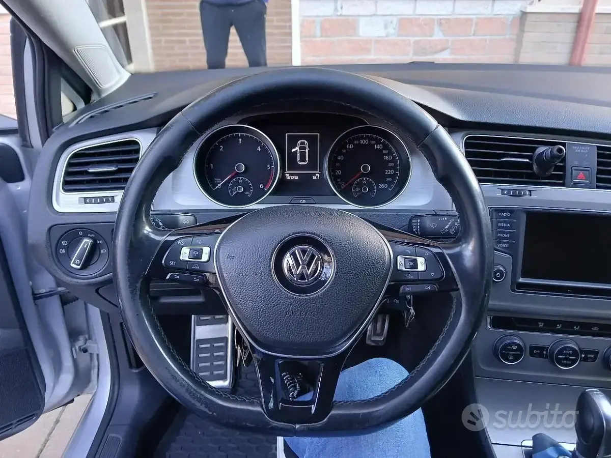 Usata VW Golf VII 110 CV (80 kW) 2015 Grigio Berlina