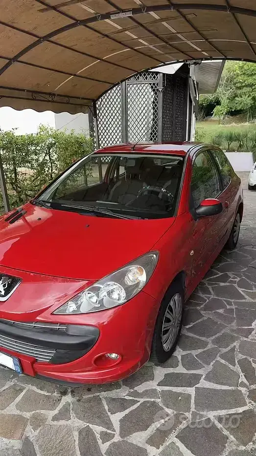 Usata Peugeot 206 60 CV (44 kW) 2010 Rosso Berlina