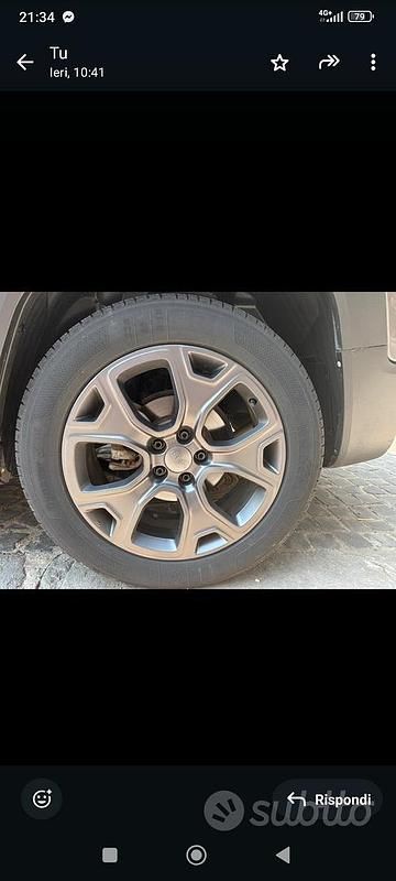 Usata Jeep Renegade 130 CV (95 kW) 2021 Grigio SUV