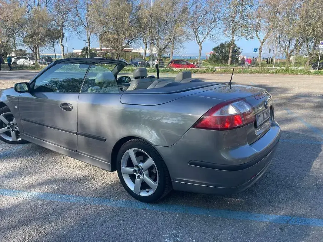 Usata Saab 9-3 Cabriolet Vector 150 CV (110 kW) 2005 Grigio Cabrio
