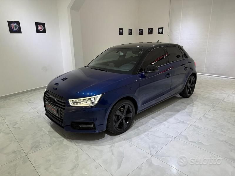 Usata Audi A1 Sportback 82 CV (60 kW) 2018 Blu Utilitaria