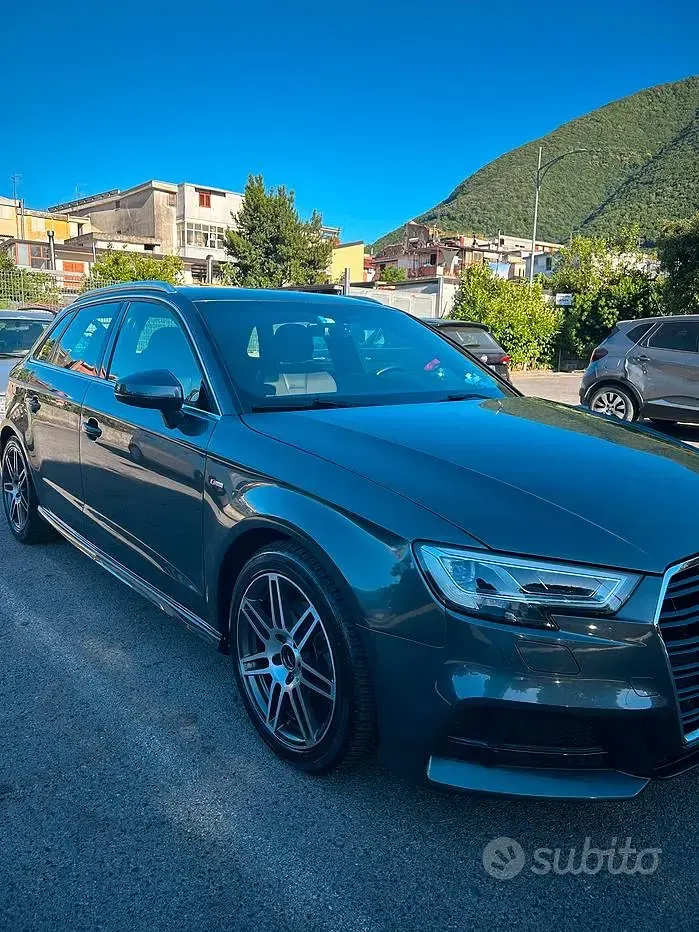 Usata Audi A3 S-Line 150 CV (110 kW) 2016 Grigio Berlina